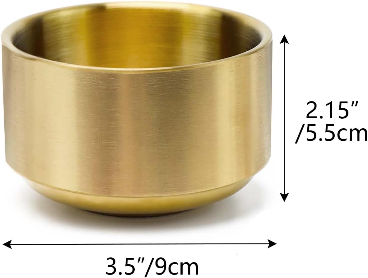 Gold Paper Clip Holder Dispenser & 30 Paper Clips