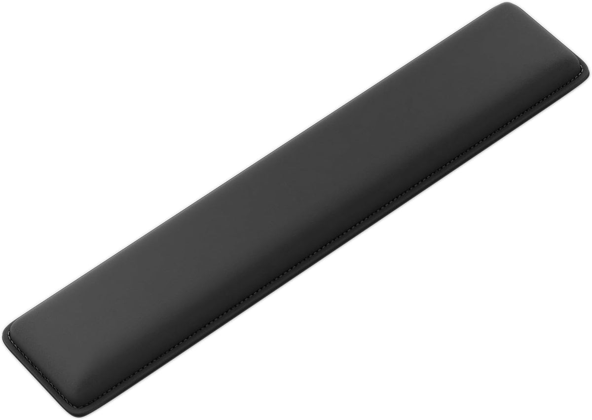 Cooling Gel Wrist Rest, 17.3-inch Length for Full-Sized Keyboard, Memory Foam Palm Rest with Non-Slip Footpad, Ergonomic Design, Stain Resistant, PC Accessory Gaming Gear (Large-Full Size)