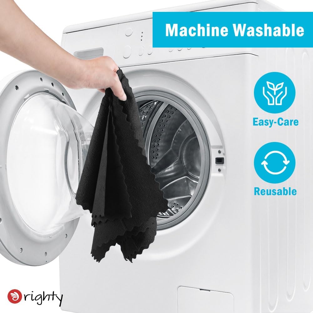 Orighty Microfiber Cleaning Cloth -, Cleaning Rags 12x11 inch