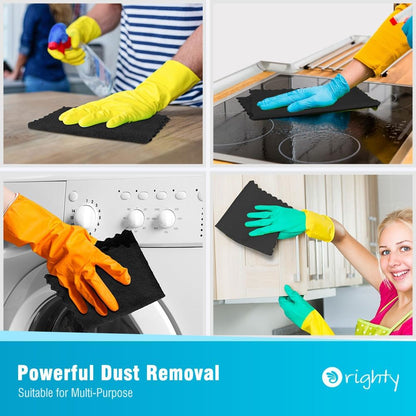 Orighty Microfiber Cleaning Cloth -, Cleaning Rags 12x11 inch