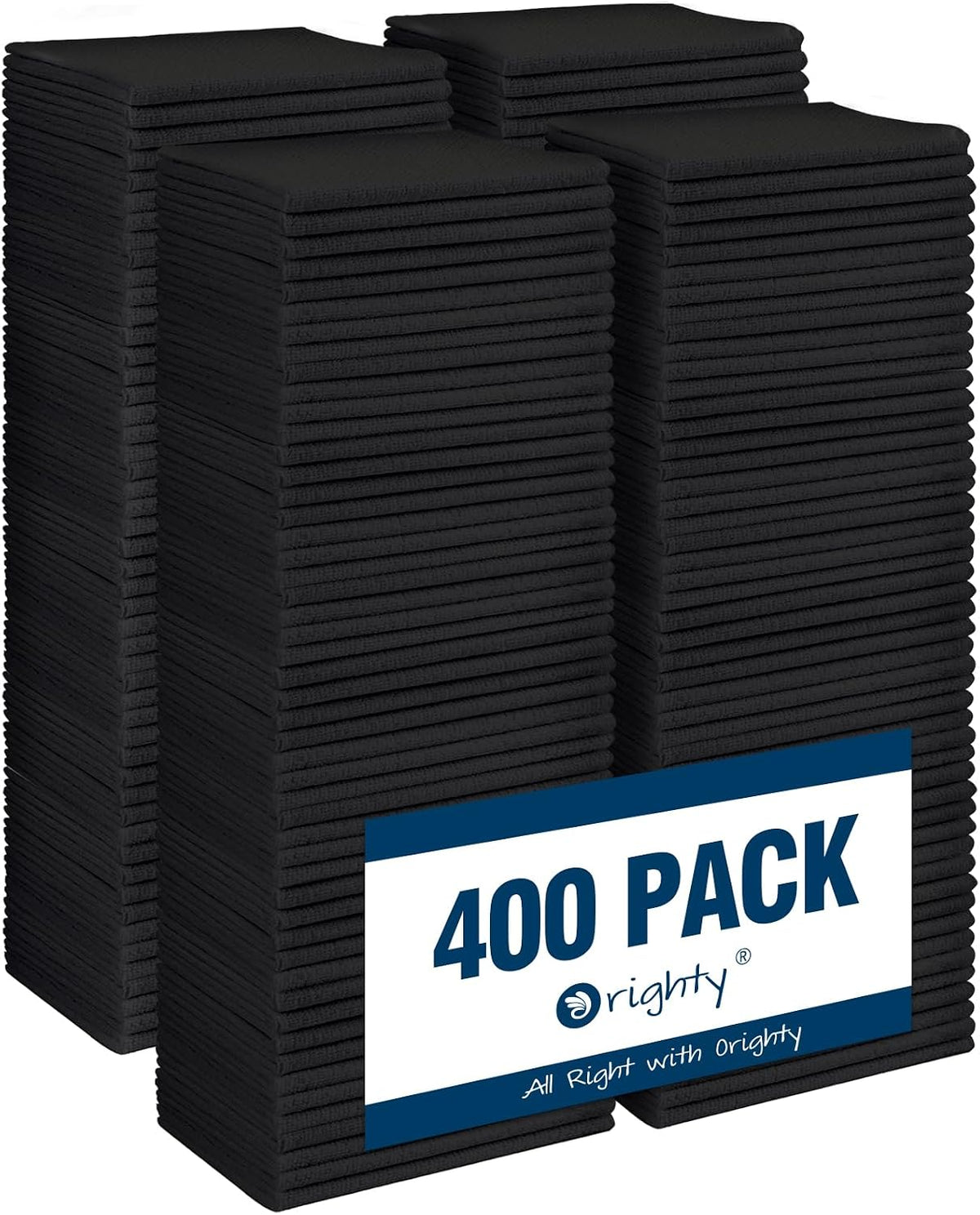 Orighty Microfiber Cleaning Cloth -, Cleaning Rags 12x11 inch