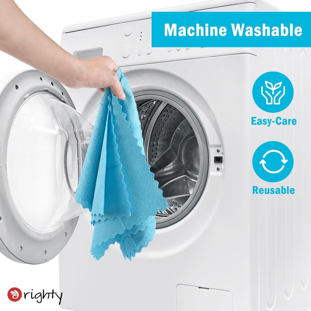 Orighty Microfiber Cleaning Cloth -, Cleaning Rags 12x11 inch