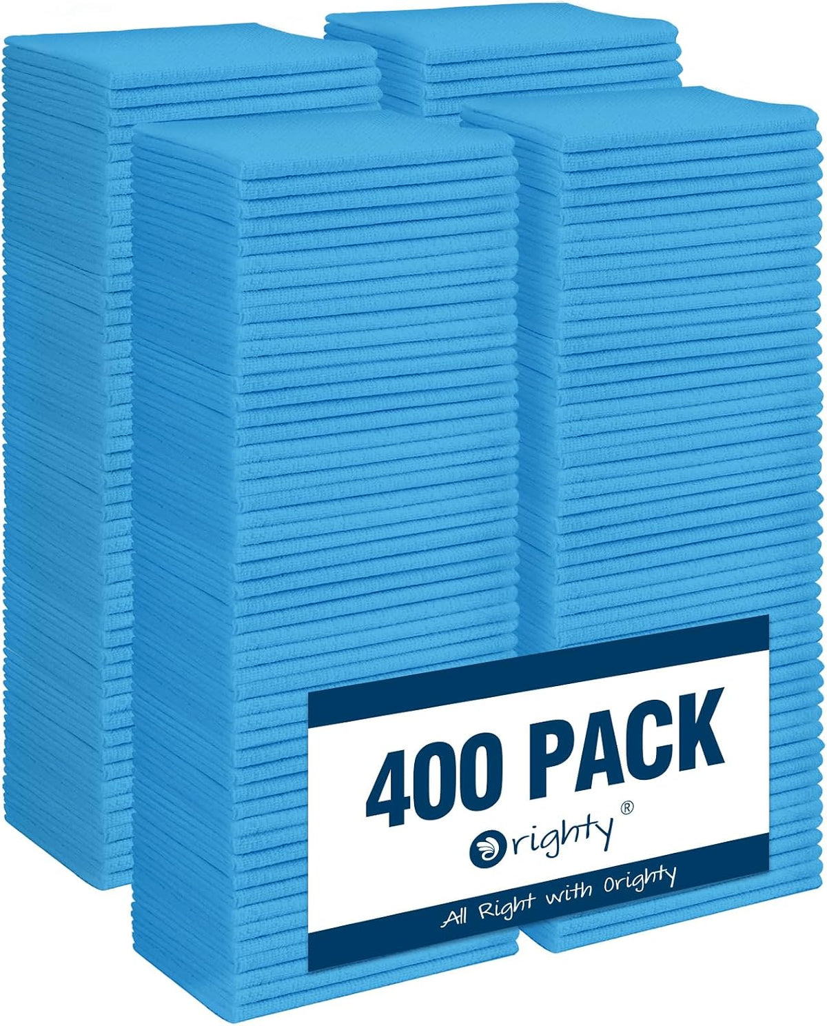 Orighty Microfiber Cleaning Cloth -, Cleaning Rags 12x11 inch