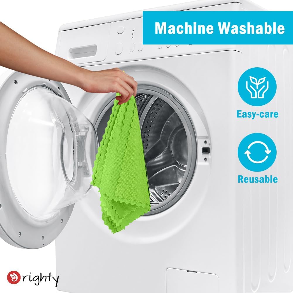 Orighty Microfiber Cleaning Cloth -, Cleaning Rags 12x11 inch