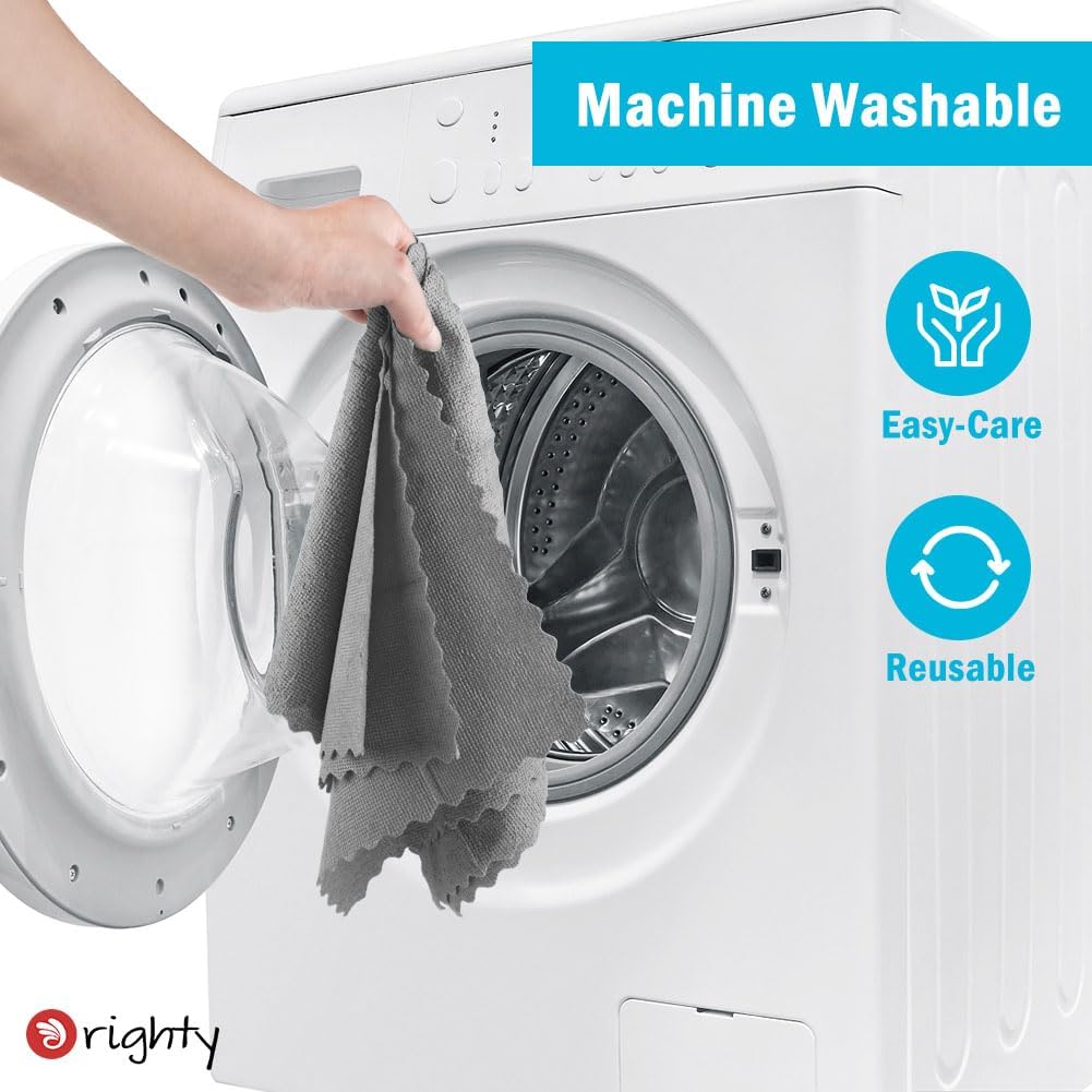 Orighty Microfiber Cleaning Cloth -, Cleaning Rags 12x11 inch