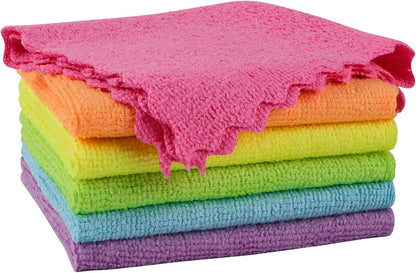 Orighty Microfiber Cleaning Cloth -, Cleaning Rags 12x11 inch