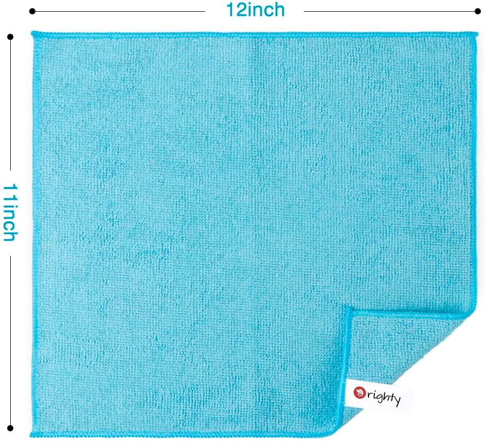 Orighty Microfiber Cleaning Cloth -, Cleaning Rags 12x11 inch