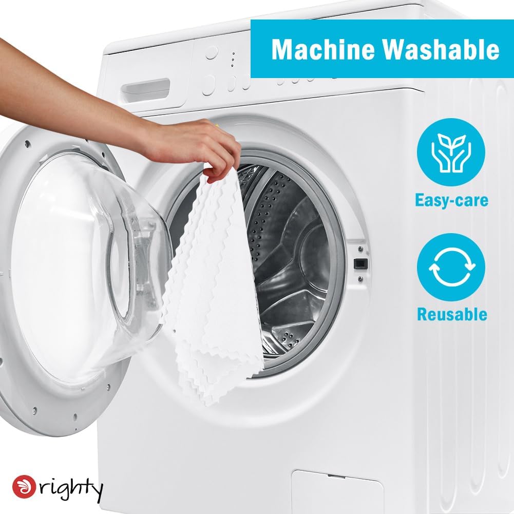 Orighty Microfiber Cleaning Cloth -, Cleaning Rags 12x11 inch