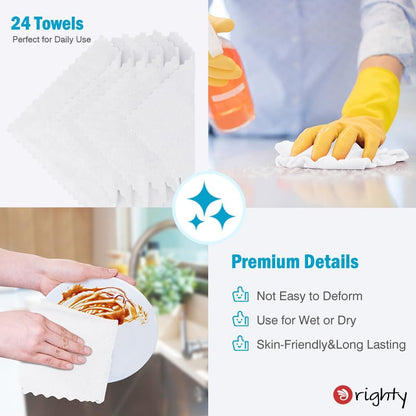 Orighty Microfiber Cleaning Cloth -, Cleaning Rags 12x11 inch