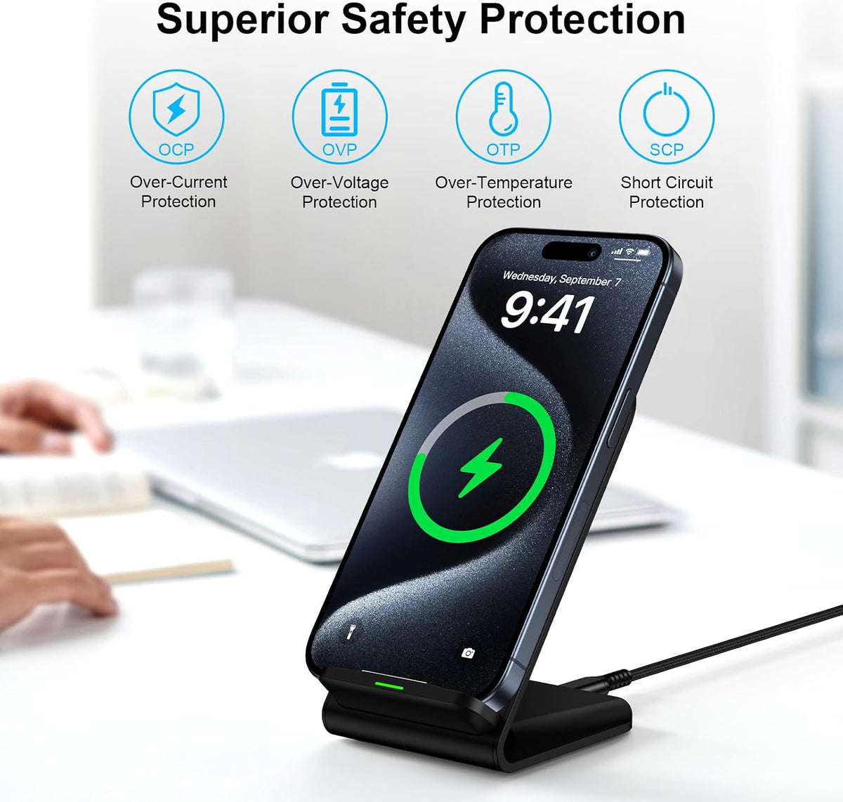 Samsung Wireless Charger Fast Charging Stand Desk Phone Charger Stand