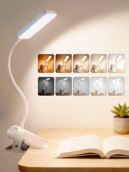 45 Lighting Modes Rechargeable Desk Lamp with Clamp