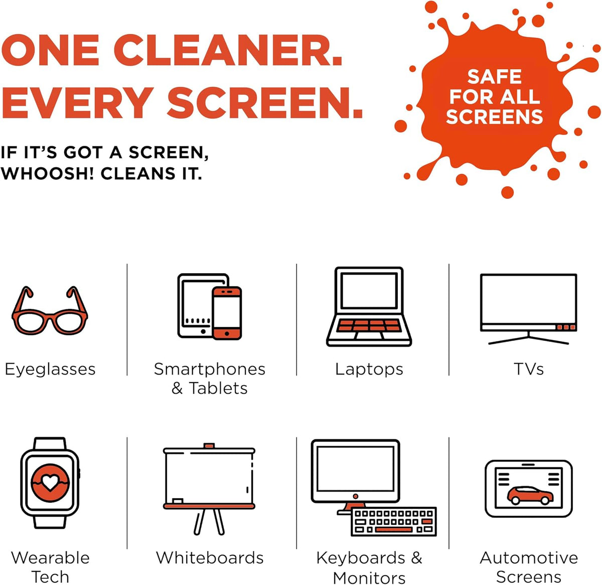 ! Screen Shine Go XL – Screen Cleaner Spray & Wipe Kit, 3.4 fl oz