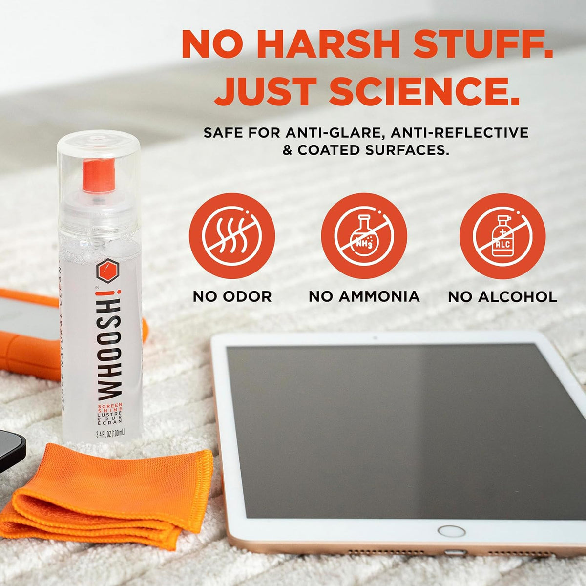 ! Screen Shine Go XL – Screen Cleaner Spray & Wipe Kit, 3.4 fl oz