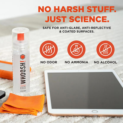 ! Screen Shine Go XL – Screen Cleaner Spray & Wipe Kit, 3.4 fl oz