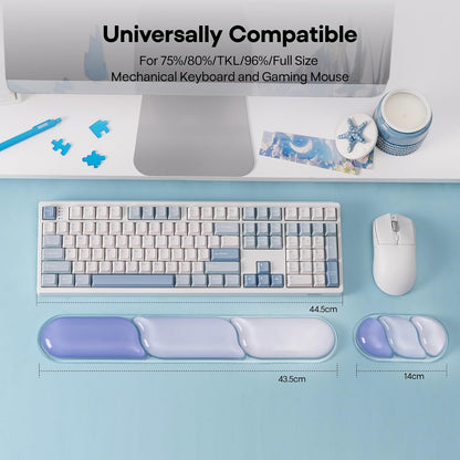 CloudGel Wrist Rest for Keyboard and Mouse, 2 Pieces