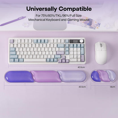 CloudGel Wrist Rest for Keyboard and Mouse, 2 Pieces