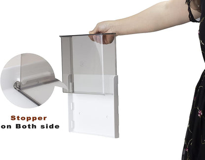 Under Desk Drawers, Clear Light Black
