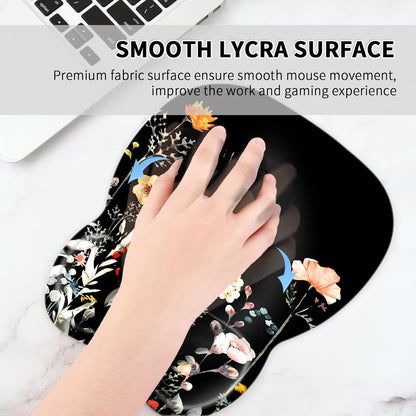 Ergonomic Mouse Pad with Wrist Rest, Memory Foam Support Mousepad