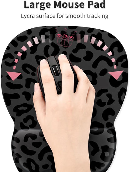 Ergonomic Mouse Pad with Wrist Rest, Memory Foam Support Mousepad