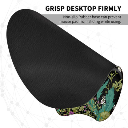 Ergonomic Mouse Pad with Wrist Rest, Memory Foam Support Mousepad