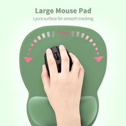 Ergonomic Mouse Pad with Wrist Rest, Memory Foam Support Mousepad