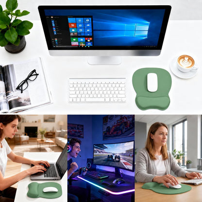 Ergonomic Mouse Pad with Wrist Rest, Memory Foam Support Mousepad