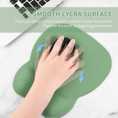 Ergonomic Mouse Pad with Wrist Rest, Memory Foam Support Mousepad