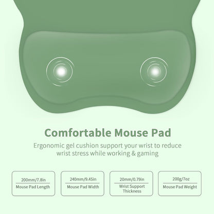 Ergonomic Mouse Pad with Wrist Rest, Memory Foam Support Mousepad