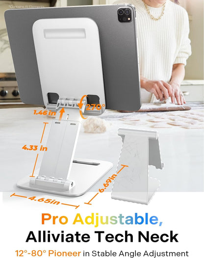 iPad Stand Tablet Holder for Desk, Kindle Accessories Stand for Apple