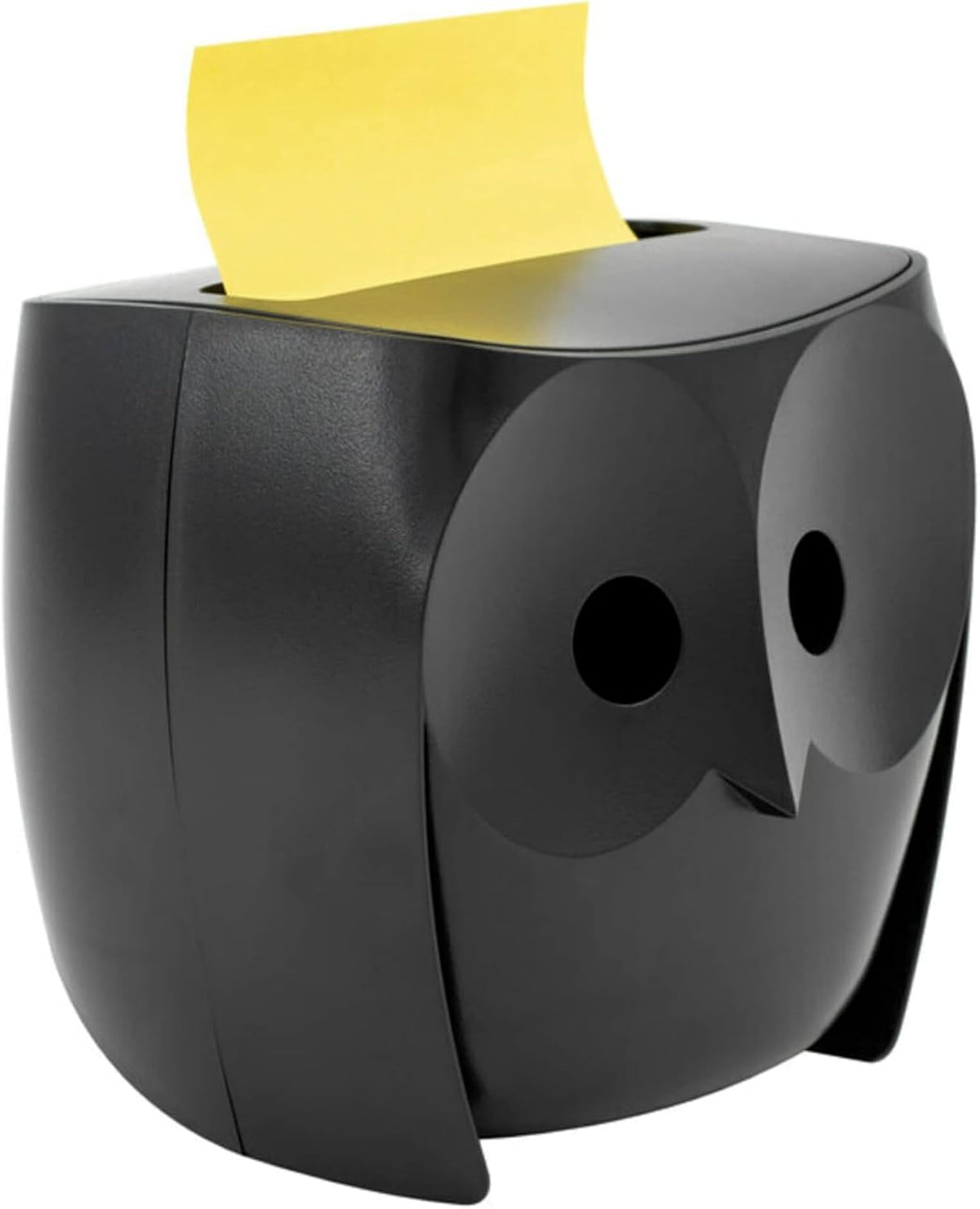 Note Dispenser, Black Owl Design, 1 Dispenser, 1 Pad, 45 Sheets