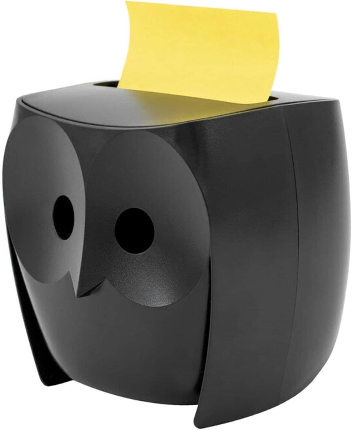 Note Dispenser, Black Owl Design, 1 Dispenser, 1 Pad, 45 Sheets