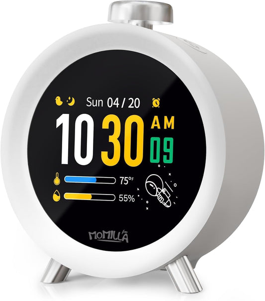 Alarm Clocks for Bedrooms, 2.8" Color Display, 4 Alarms Easy to Set