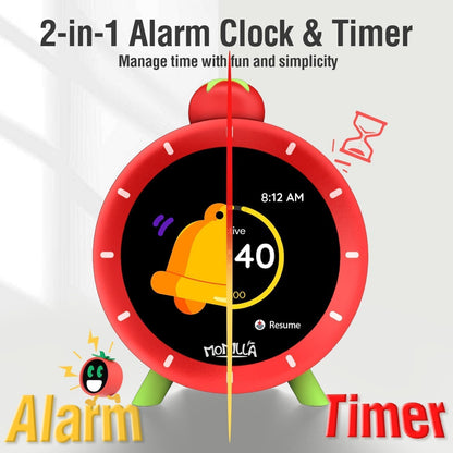 Alarm Clocks for Bedrooms, 2.8" Color Display, 4 Alarms Easy to Set