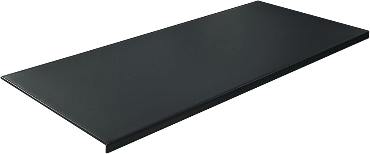 35.4"x 18.9" Soft PU Leather Surface Office Desk Mouse Mat Anti-Push Pad with Full Grip Fixation Lip Table Blotter Edge-Locked Protector