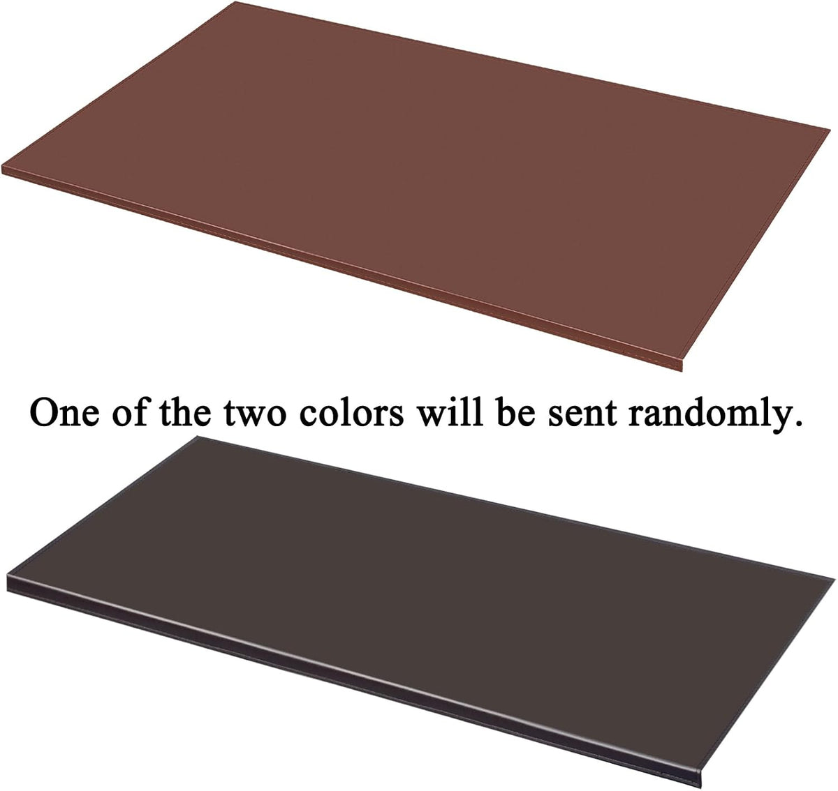 35.4"x 18.9" Soft PU Leather Surface Office Desk Mouse Mat Anti-Push Pad with Full Grip Fixation Lip Table Blotter Edge-Locked Protector
