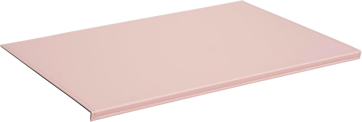35.4"x 18.9" Soft PU Leather Surface Office Desk Mouse Mat Anti-Push Pad with Full Grip Fixation Lip Table Blotter Edge-Locked Protector