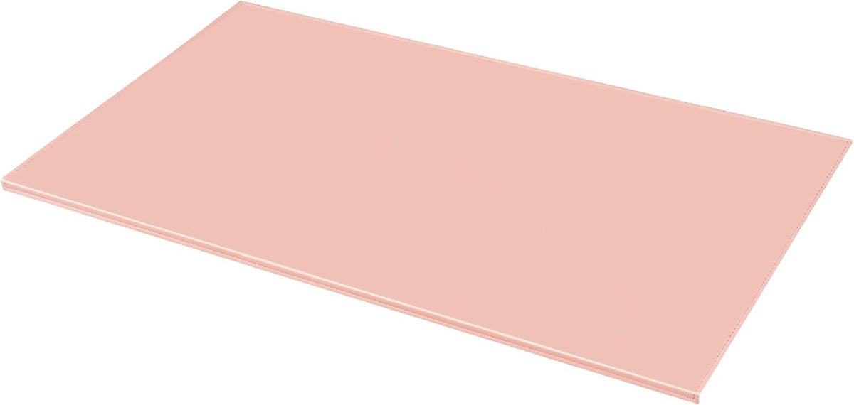 35.4"x 18.9" Soft PU Leather Surface Office Desk Mouse Mat Anti-Push Pad with Full Grip Fixation Lip Table Blotter Edge-Locked Protector