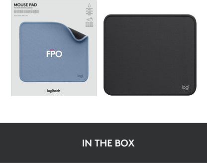 Studio Series Small Mouse Pad, Anti-Slip 9x8 Inches, Graphite