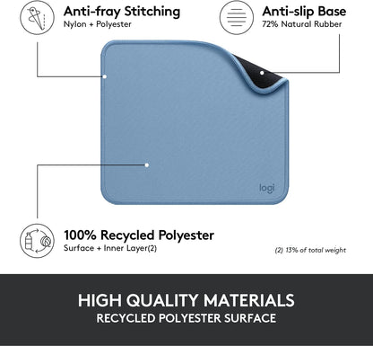 Studio Series Small Mouse Pad, Anti-Slip 9x8 Inches, Graphite