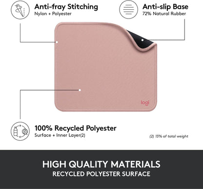 Studio Series Small Mouse Pad, Anti-Slip 9x8 Inches, Graphite