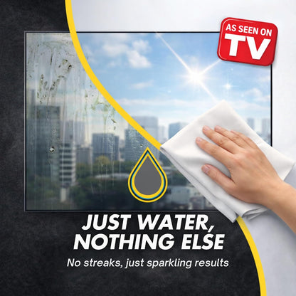 Microfiber Magic Cloth, Streak-Free Glass & Window Cleaning Cloth