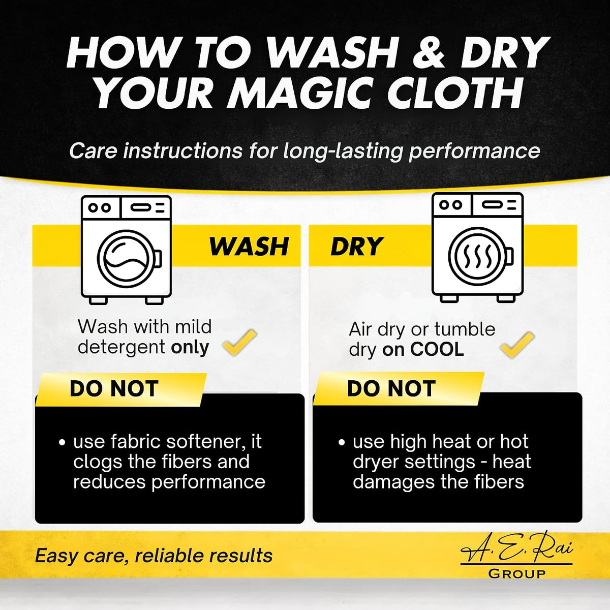 Microfiber Magic Cloth, Streak-Free Glass & Window Cleaning Cloth