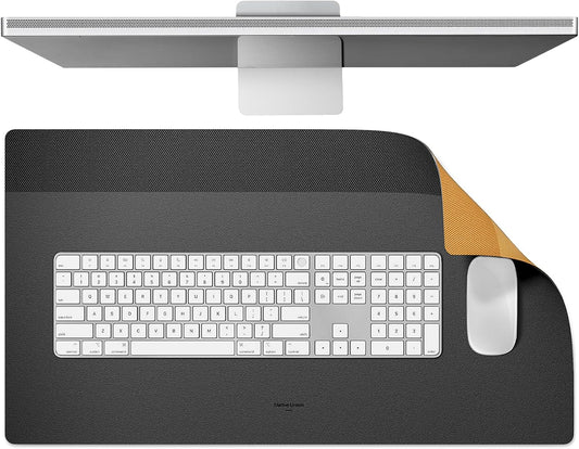 Desk Mat – Water-Resistant Dual-Sided Desk Pad for Office or Home – for Laptop, Mouse, Keyboard, Writing – Easy to Clean & Protective – Made of Sustainable Materials – 25.6" x 14.1"