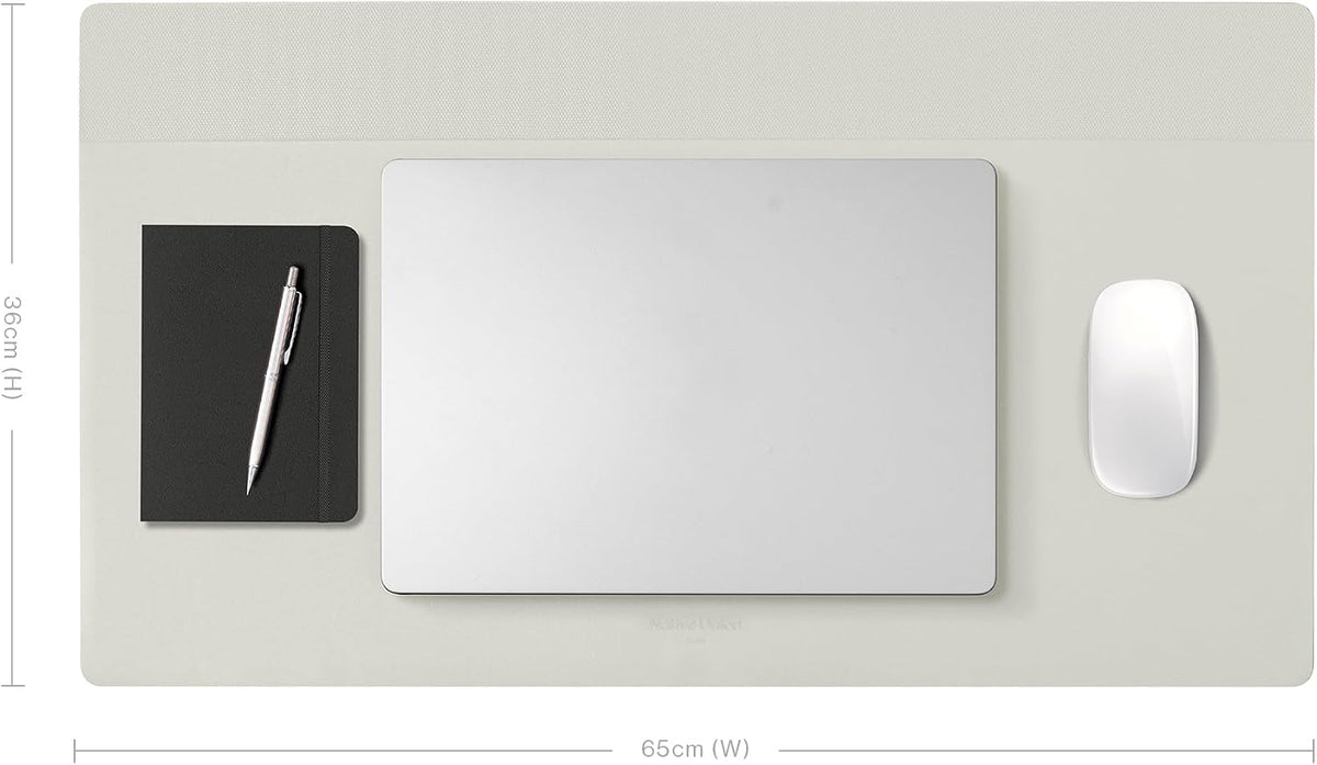Desk Mat – Water-Resistant Dual-Sided Desk Pad for Office or Home – for Laptop, Mouse, Keyboard, Writing – Easy to Clean & Protective – Made of Sustainable Materials – 25.6" x 14.1"