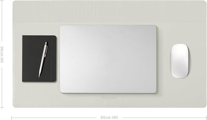 Desk Mat – Water-Resistant Dual-Sided Desk Pad for Office or Home – for Laptop, Mouse, Keyboard, Writing – Easy to Clean & Protective – Made of Sustainable Materials – 25.6" x 14.1"