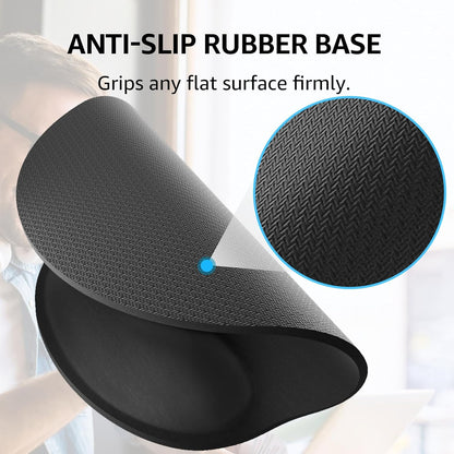 Keyboard Wrist Rest & Mouse Pad with Wrist Rest, Black