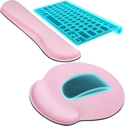 Keyboard Wrist Rest & Mouse Pad with Wrist Rest, Black