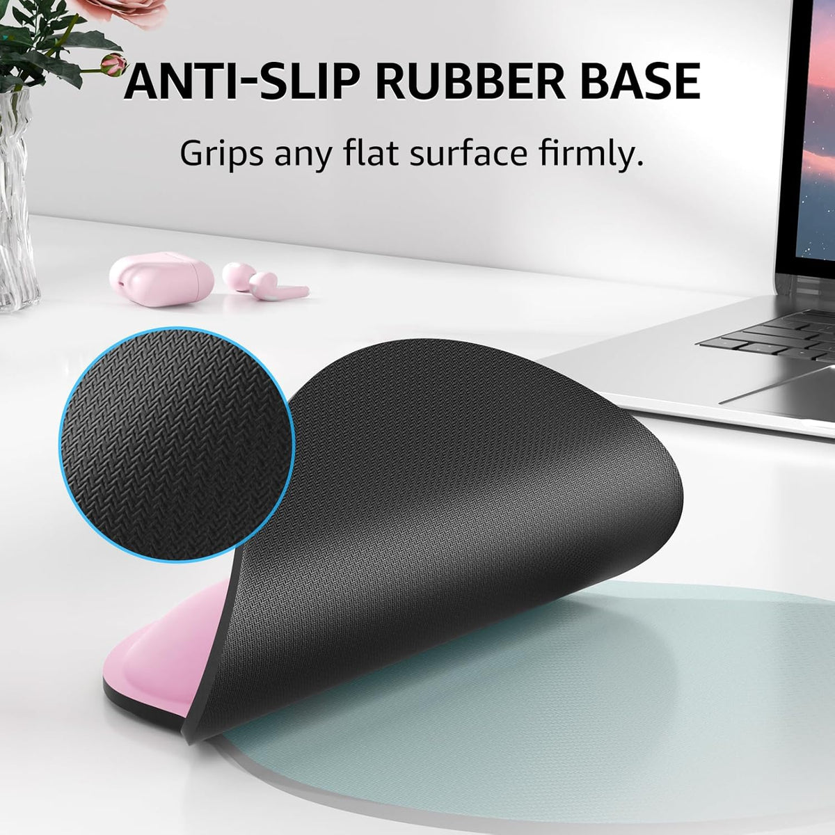 Keyboard Wrist Rest & Mouse Pad with Wrist Rest, Black