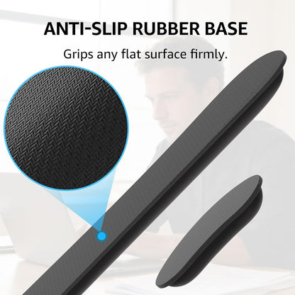 Keyboard Wrist Rest & Mouse Pad with Wrist Rest, Black