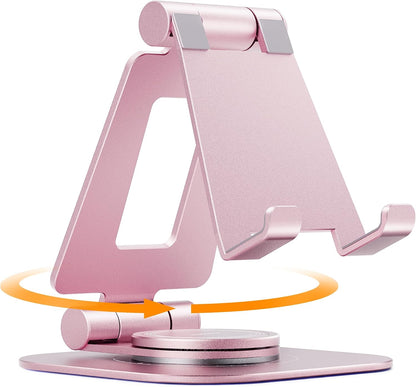 360° Rotating Multi-Angle Adjustable Phone Stand, Charging-Friendly